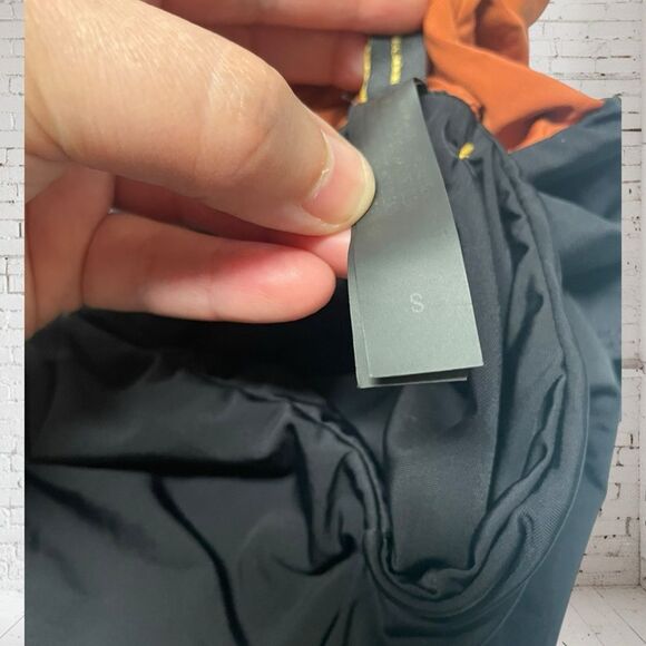 Vix Paula Hermanny Two-Tone Orange and Black Swimsuit Small - Picture 5 of 7